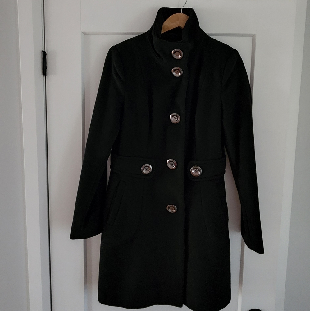 Black coat, 60%wool